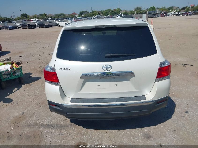 2013 Toyota Highlander VIN: 5TDZA3EH0DS045253 Lot: 43187153