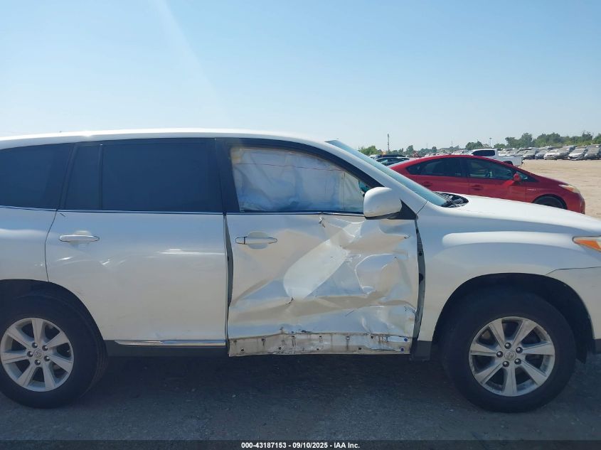 2013 Toyota Highlander VIN: 5TDZA3EH0DS045253 Lot: 43187153
