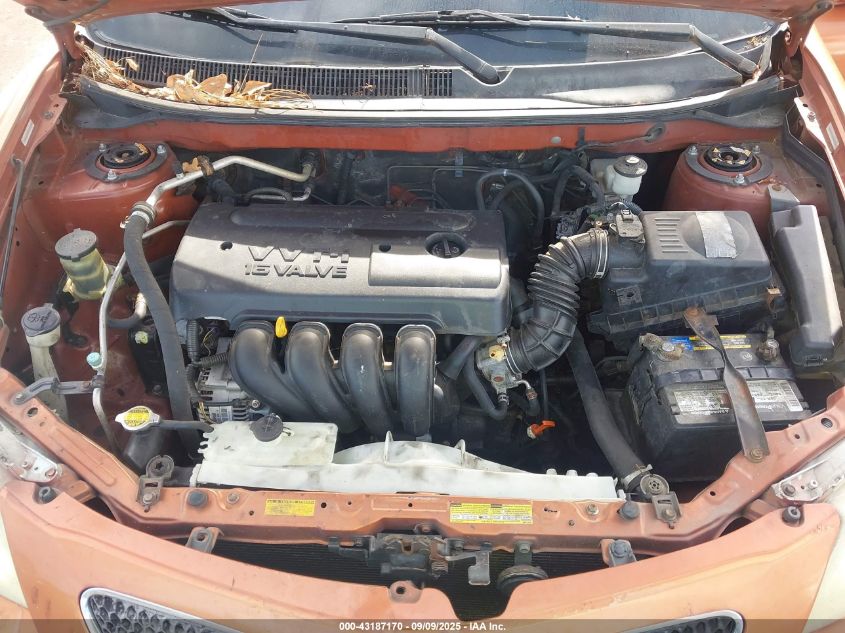 2005 Pontiac Vibe VIN: 5Y2SL63855Z475540 Lot: 43187170