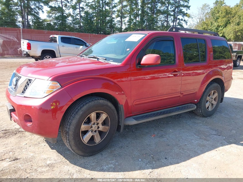 2009 Nissan Pathfinder Se red other gasoline 5N1AR18U29C602784 photo #3