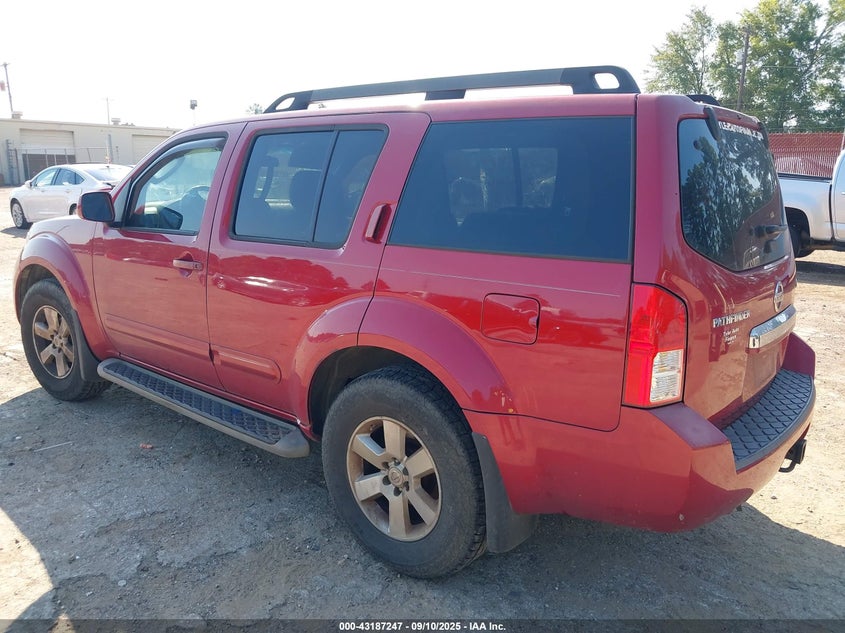 2009 Nissan Pathfinder Se red other gasoline 5N1AR18U29C602784 photo #4
