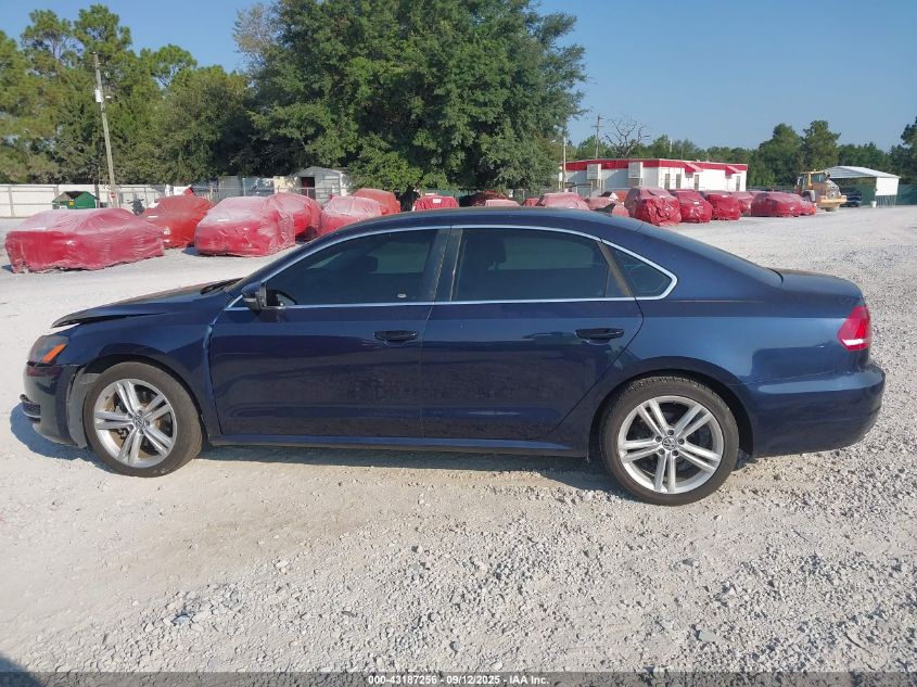 2014 Volkswagen Passat 2.0L Tdi Se VIN: 1VWBN7A35EC006763 Lot: 43187256