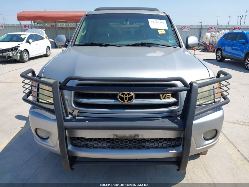 2002 Toyota Sequoia Limited V8 VIN: 5TDZT38A72S063397 Lot: 43187302