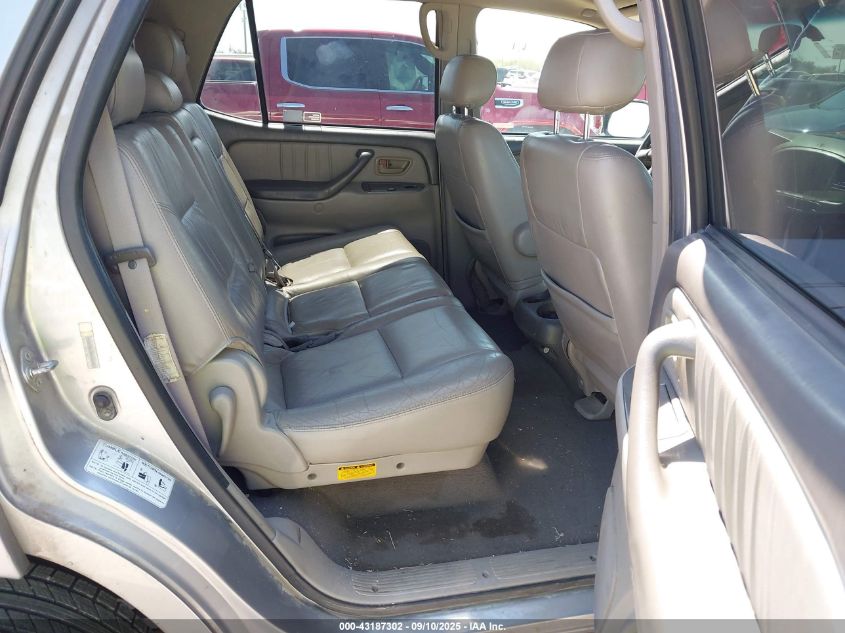 2002 Toyota Sequoia Limited V8 VIN: 5TDZT38A72S063397 Lot: 43187302