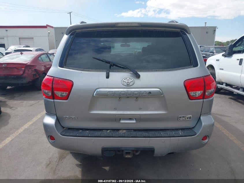 2008 Toyota Sequoia Limited 5.7L V8 VIN: 5TDBY68A08S006990 Lot: 43187362