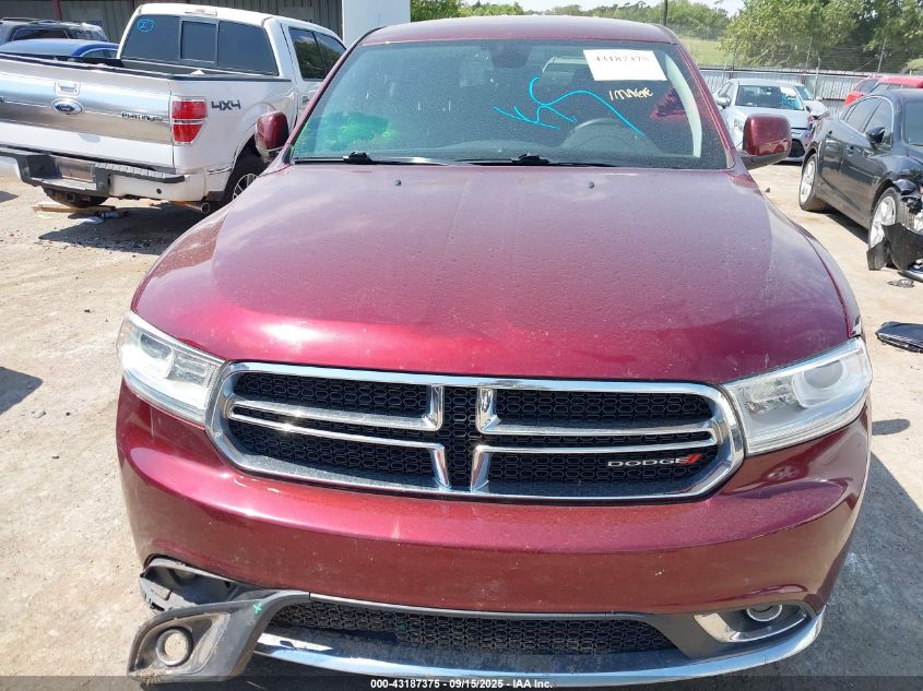 2017 Dodge Durango Sxt Rwd VIN: 1C4RDHAG0HC869780 Lot: 43187375