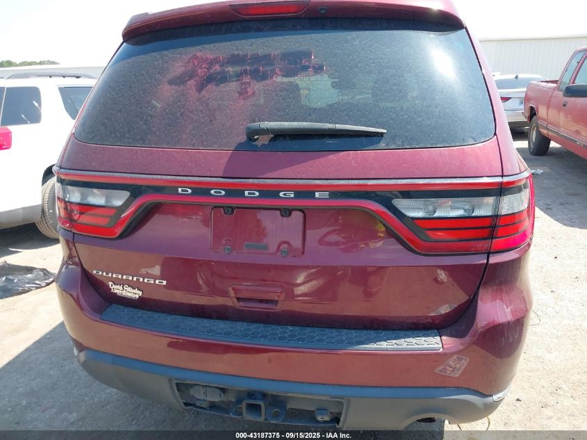 2017 Dodge Durango Sxt Rwd VIN: 1C4RDHAG0HC869780 Lot: 43187375