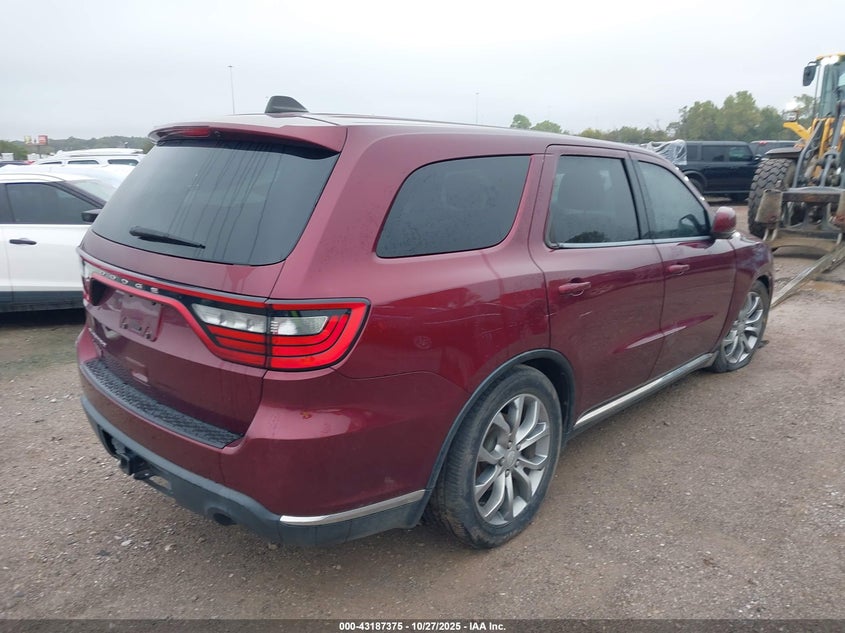 Vin: 1c4rdhag0hc869780, lot: 43681791, dodge durango sxt rwd 20174