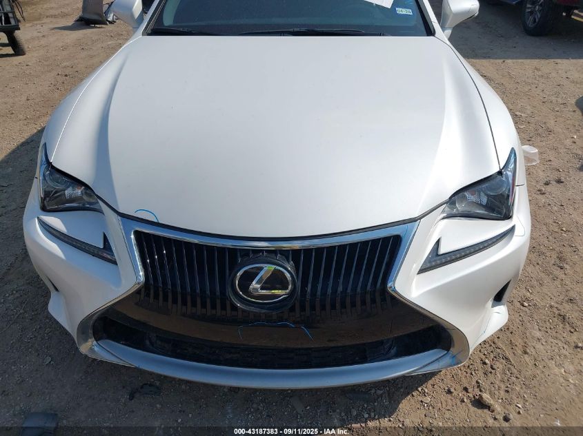 2017 Lexus Rc 200T VIN: JTHHA5BC9H5007336 Lot: 43187383