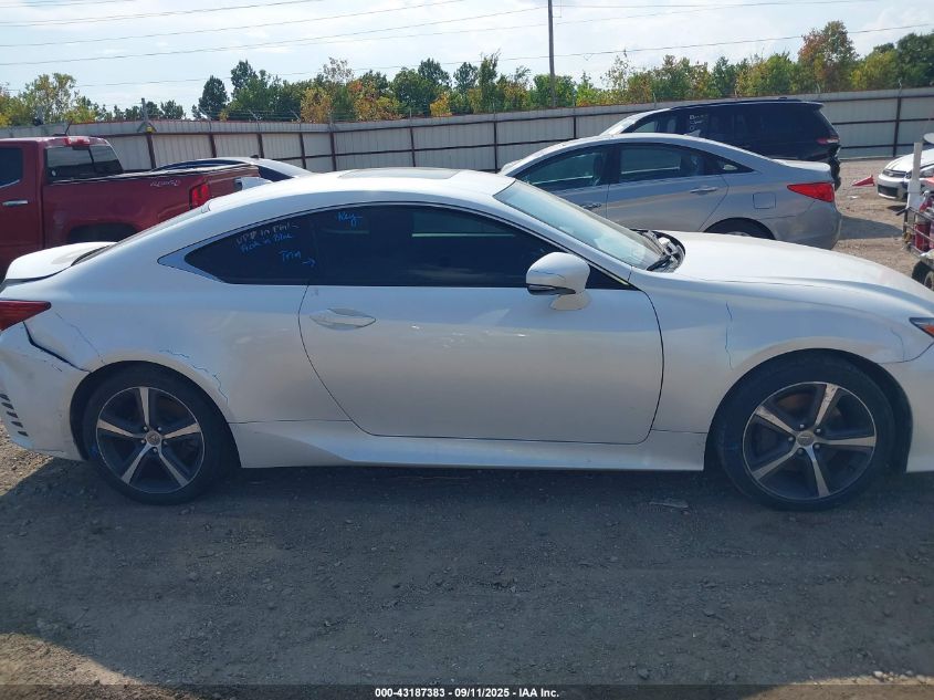 2017 Lexus Rc 200T VIN: JTHHA5BC9H5007336 Lot: 43187383