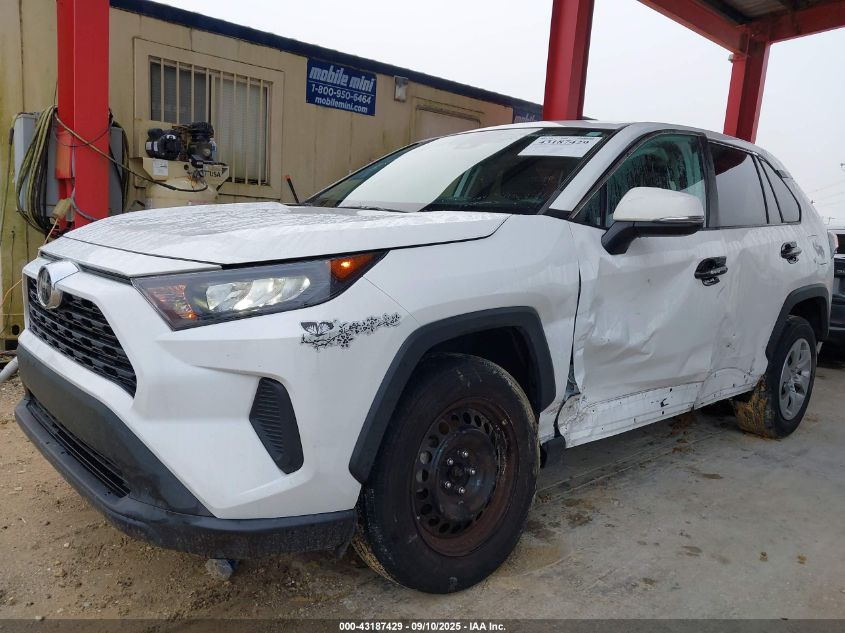 2022 Toyota Rav4 Le VIN: 2T3K1RFV4NW229605 Lot: 43187429