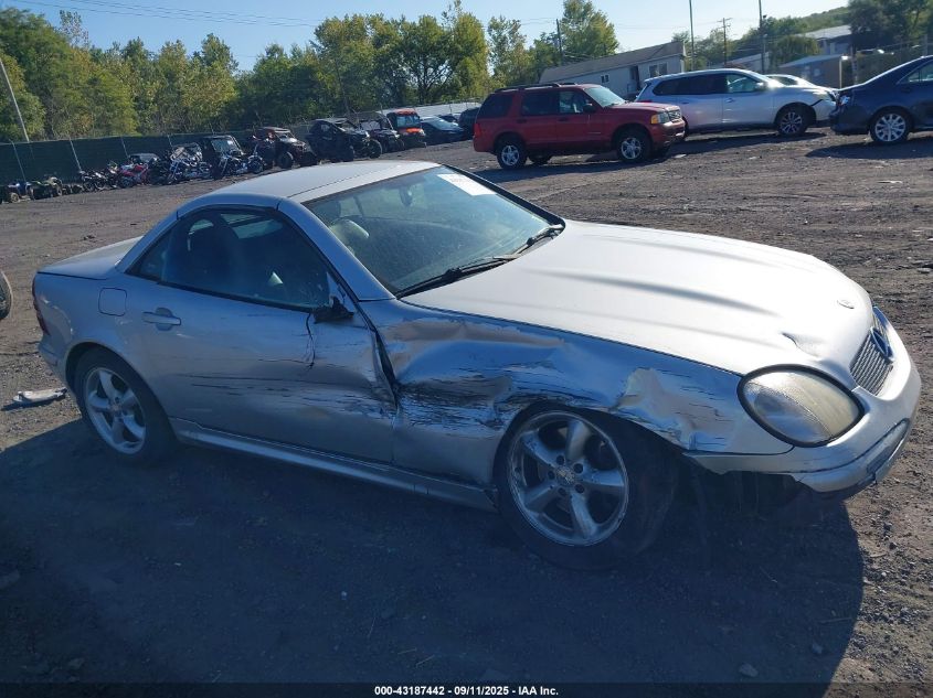 2002 Mercedes-Benz Slk 320 VIN: WDBKK65FX2F237810 Lot: 43187442