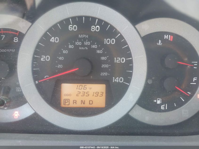 2010 Toyota Rav4 VIN: 2T3BF4DV2AW057317 Lot: 43187443