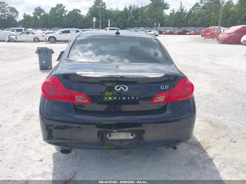 2013 Infiniti G37 Journey VIN: JN1CV6AP0DM710336 Lot: 43187452