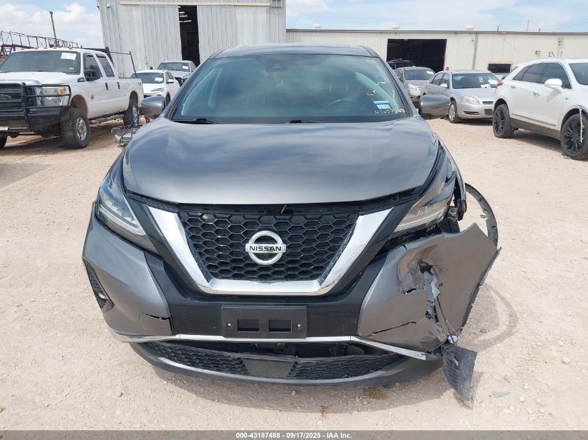 2021 Nissan Murano Sl Fwd VIN: 5N1AZ2CJ2MC125446 Lot: 43187488