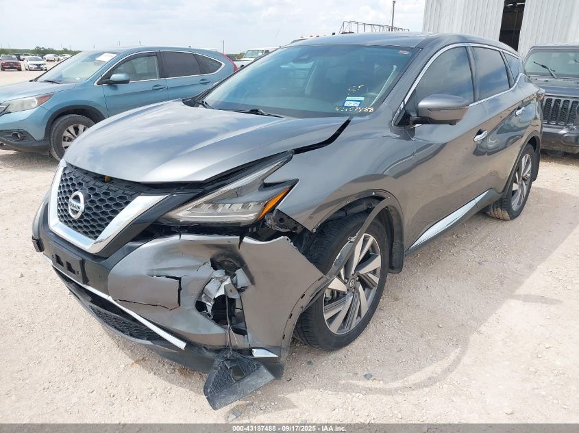 2021 Nissan Murano Sl Fwd VIN: 5N1AZ2CJ2MC125446 Lot: 43187488
