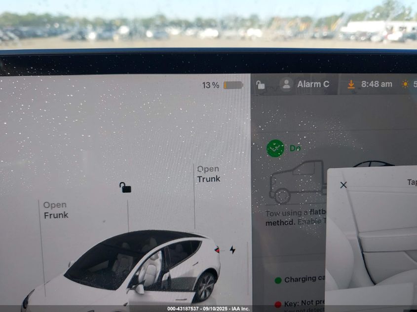 2024 Tesla Model Y Long Range Dual Motor All-Wheel Drive VIN: 7SAYGDEE0RA257460 Lot: 43187537