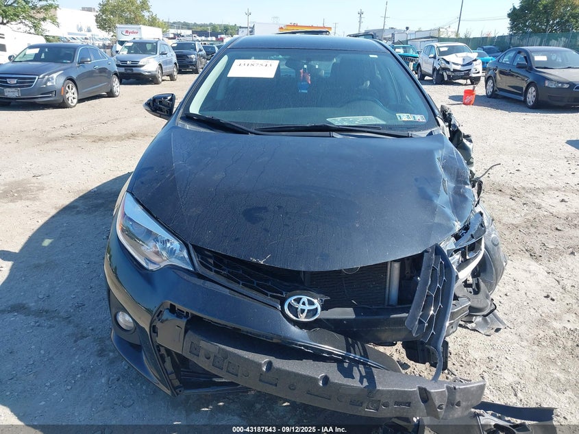 2016 Toyota Corolla S VIN: 2T1BURHE4GC607875 Lot: 43187543