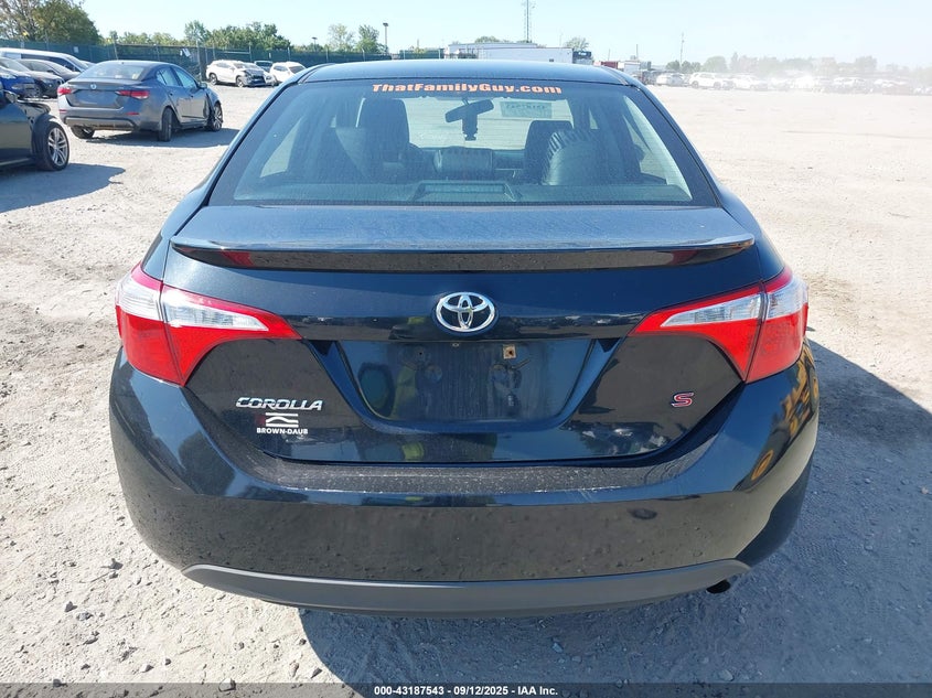 2016 Toyota Corolla S VIN: 2T1BURHE4GC607875 Lot: 43187543