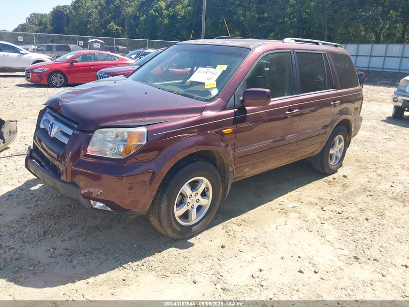 2007 Honda Pilot Ex-L brown other gasoline 5FNYF28787B041373 photo #3