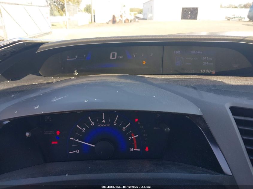 2012 Honda Civic Lx VIN: 2HGFB2F50CH577986 Lot: 43187554