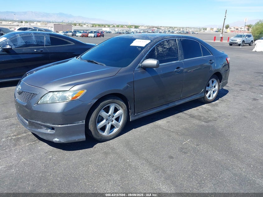 2008 Toyota Camry Se grey sedan gasoline 4T1BE46K58U212239 photo #3