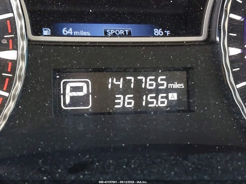 2014 Infiniti Qx60 VIN: 5N1AL0MM7EC506208 Lot: 43187801