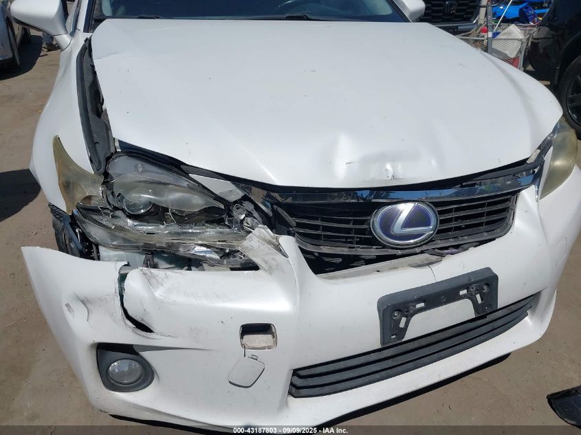 2012 Lexus Ct 200H Premium VIN: JTHKD5BH0C2116545 Lot: 43187803