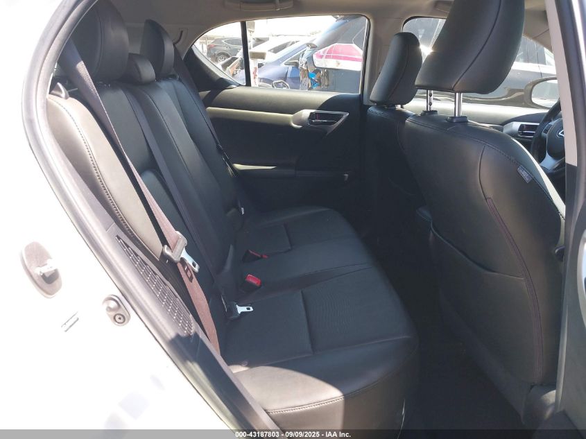 2012 Lexus Ct 200H Premium VIN: JTHKD5BH0C2116545 Lot: 43187803