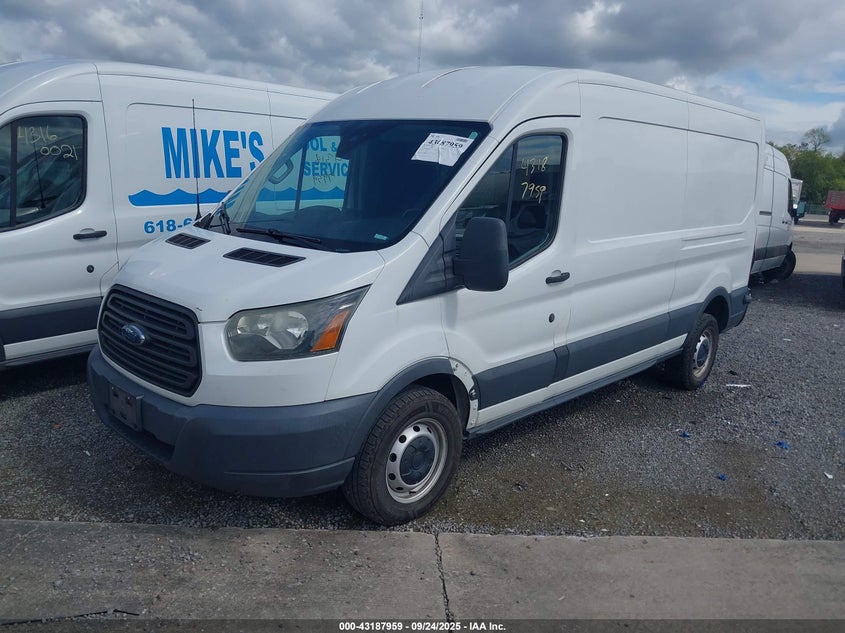 Vin: 1ftnr2cm7fka24475, lot: 43682375, ford transit-250 20152
