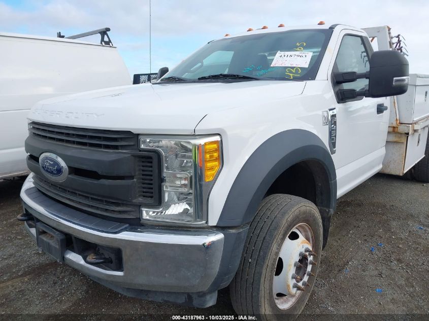 2017 Ford F-450 Chassis Xl VIN: 1FDUF4GY9HEB42277 Lot: 43187963