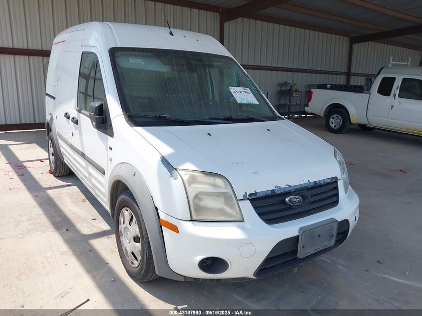 2013 Ford Transit Connect Xlt white van gasoline NM0LS7BN8DT139898 photo #1