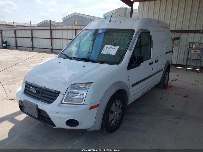 2013 Ford Transit Connect Xlt white van gasoline NM0LS7BN8DT139898 photo #3