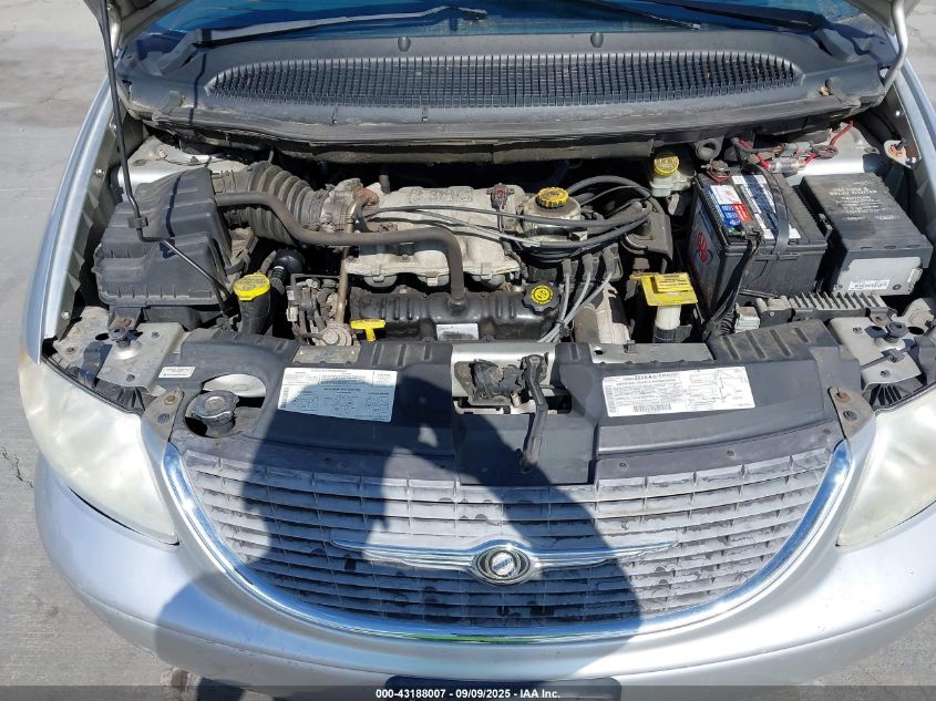 2001 Chrysler Town & Country Lxi VIN: 2C8GT54L41R285282 Lot: 43188007