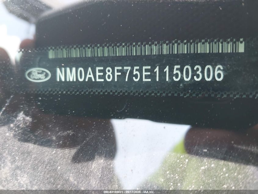 2014 Ford Transit Connect Xlt VIN: NM0AE8F75E1150306 Lot: 43188031