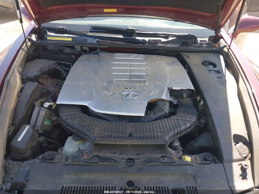 2007 Lexus Ls 460 VIN: JTHBL46F575030030 Lot: 43188137