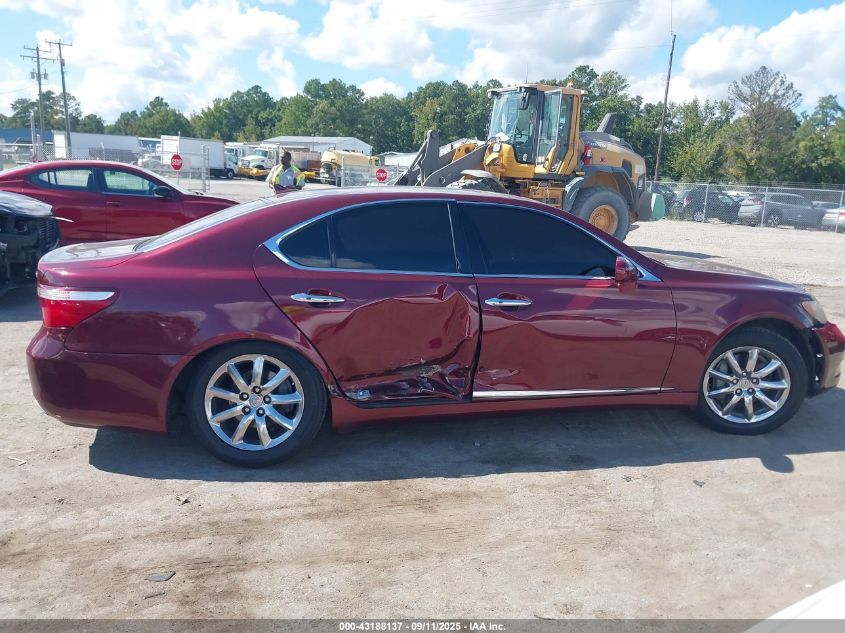 2007 Lexus Ls 460 VIN: JTHBL46F575030030 Lot: 43188137