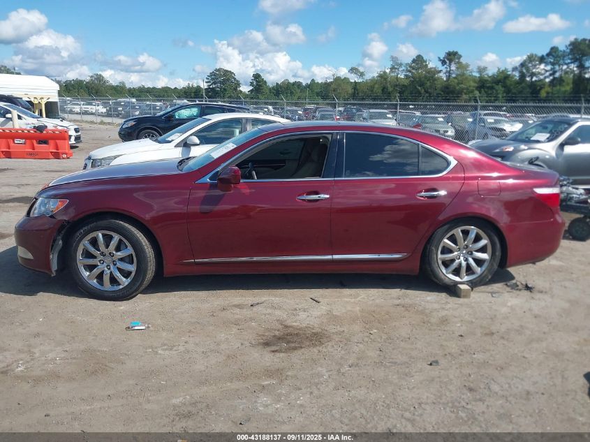 2007 Lexus Ls 460 VIN: JTHBL46F575030030 Lot: 43188137