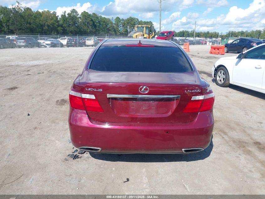 2007 Lexus Ls 460 VIN: JTHBL46F575030030 Lot: 43188137
