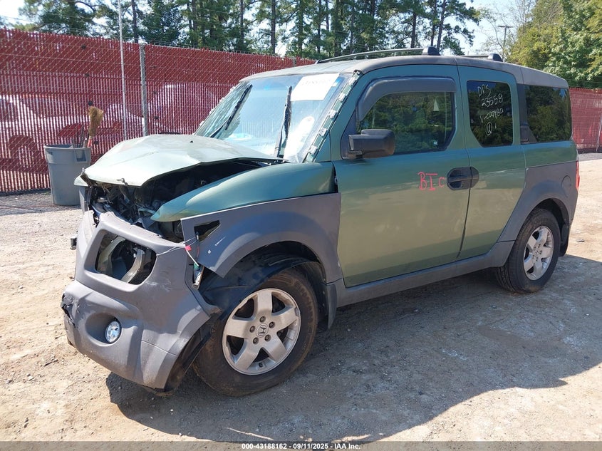 2004 Honda Element Ex green other gasoline 5J6YH28564L013454 photo #3