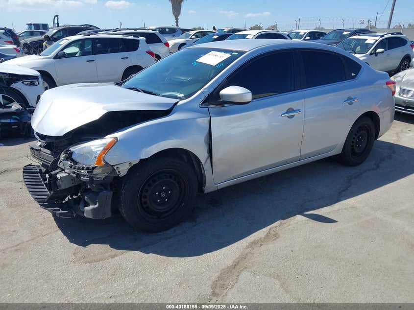 2015 NISSAN SENTRA S - 3N1AB7AP9FY305646