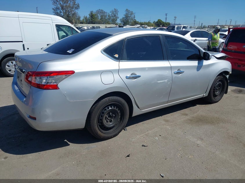 2015 NISSAN SENTRA S - 3N1AB7AP9FY305646