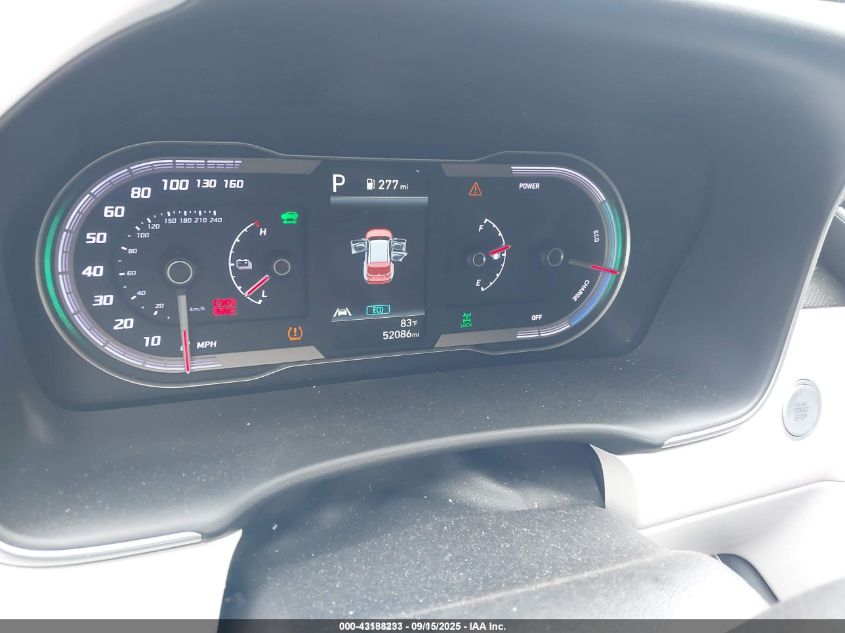 2022 Hyundai Tucson Hybrid Blue VIN: KM8JBCA1XNU020744 Lot: 43188233