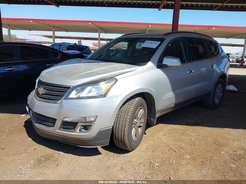 Vin: 1gnkrgkd9gj344994, lot: 43682659, chevrolet traverse 1lt 20162
