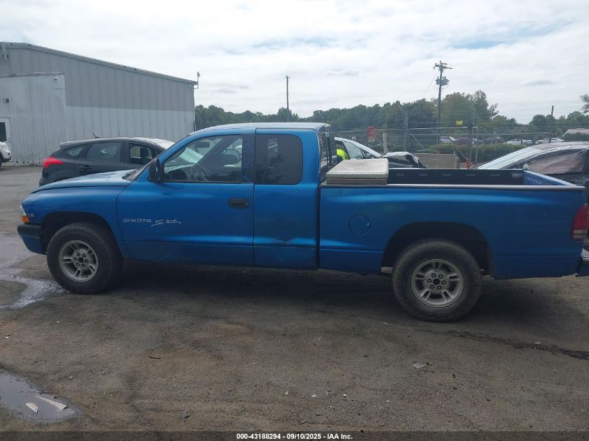 2000 Dodge Dakota Slt/Sport VIN: 1B7GL22X9YS592381 Lot: 43188294