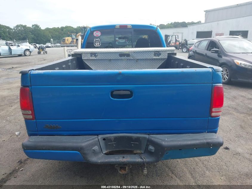 2000 Dodge Dakota Slt/Sport VIN: 1B7GL22X9YS592381 Lot: 43188294