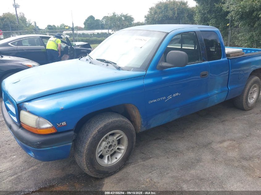 2000 Dodge Dakota Slt/Sport VIN: 1B7GL22X9YS592381 Lot: 43188294