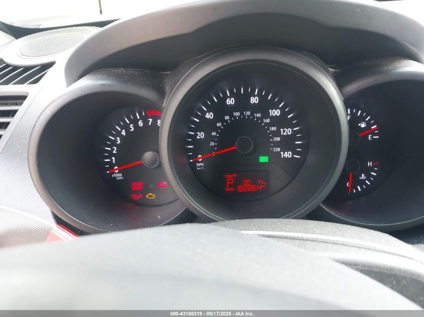 2012 Kia Soul VIN: KNDJT2A56C7741167 Lot: 43188319