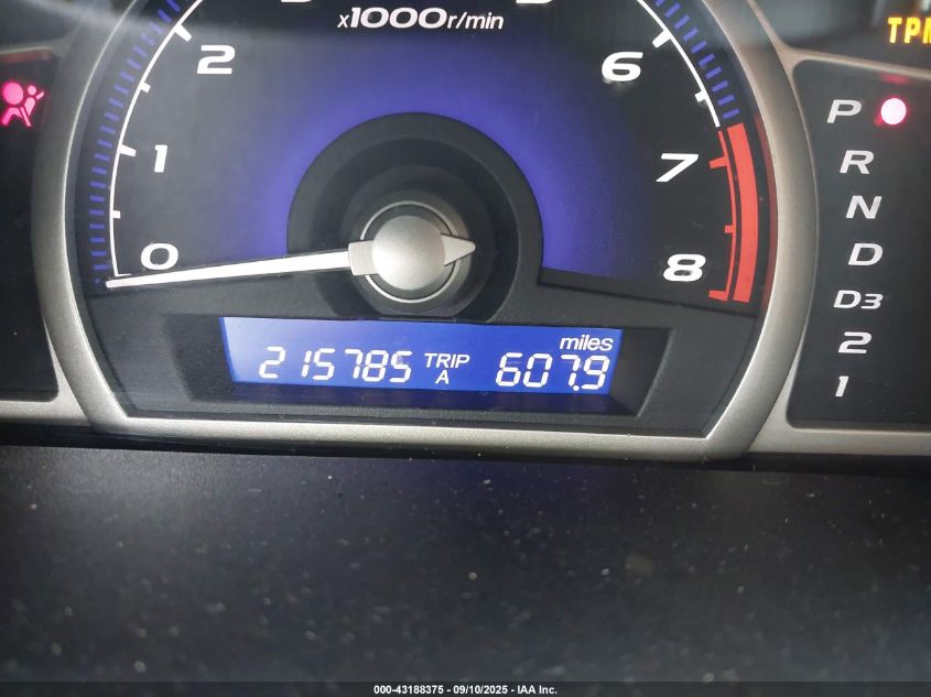 2009 Honda Civic Lx VIN: 2HGFA16589H359588 Lot: 43188375