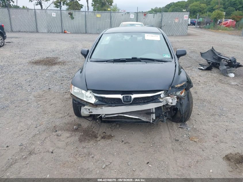 2009 Honda Civic Lx VIN: 2HGFA16589H359588 Lot: 43188375